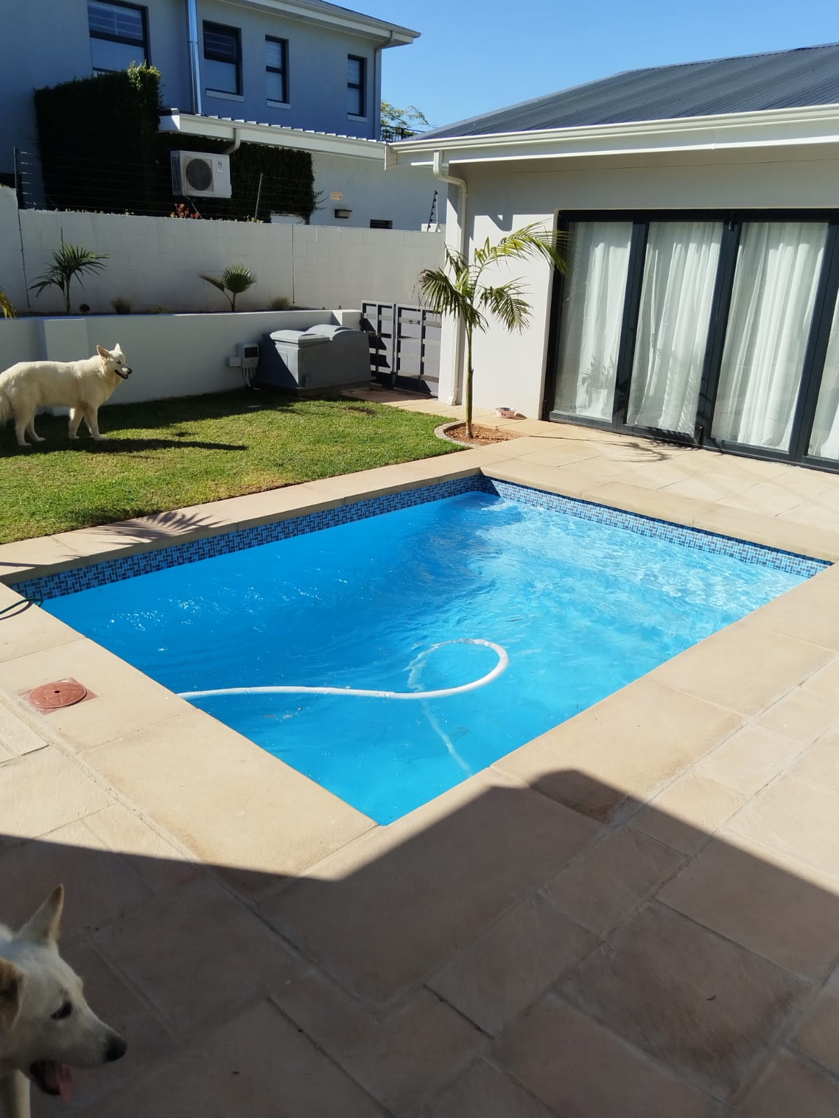 New fibreglass pool installation
