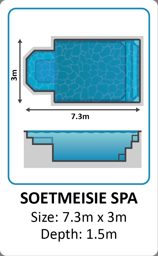 Soetmeisie SPA fibreglass pool shape